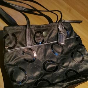 Amazing sequined Coach purse